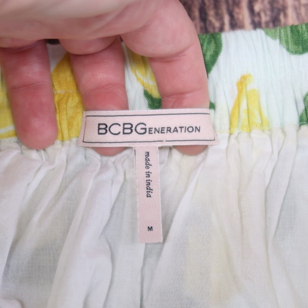 Bcbgeneration Lemons Print Button Down Skirt - Wo… - image 4